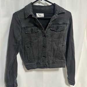 KanCan Dark Gray Jean Jacket